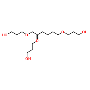 1,2,6-己三醇聚氧丙烯醚结构式_9072-61-1结构式