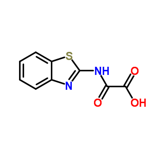 (9ci)-(2-苯并噻唑氨基)氧代-乙酸结构式_90730-51-1结构式
