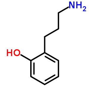 2-(3-氨基丙基)苯酚结构式_90765-59-6结构式