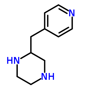 2-(4-吡啶甲基)哌嗪结构式_907972-04-7结构式