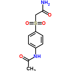 2-(4-乙酰氨基苯基)磺酰基乙酰胺结构式_90870-32-9结构式