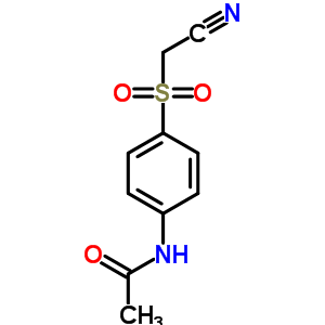 4-(乙酰氨基苯基磺酰基)乙腈结构式_90915-78-9结构式