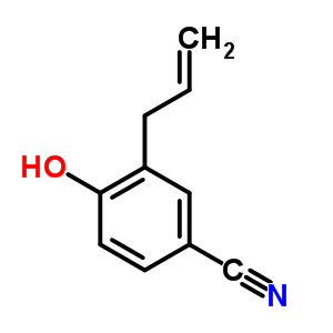 3-烯丙基-4-羟基苯甲腈结构式_90923-69-6结构式