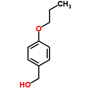 (4-丙氧基苯基)甲醇结构式_90925-43-2结构式