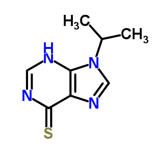 9-丙烷-2-基-3H-嘌呤-6-硫酮结构式_90953-36-9结构式