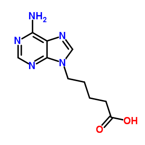 5-(6-氨基嘌呤-9-基)戊酸结构式_90973-36-7结构式
