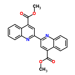 Methyl 2-(4-methoxycarbonylquinolin-2-yl)quinoline-4-carboxylate Structure,910-78-1Structure