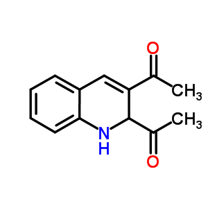 1-(2-乙酰基-1,2-二氢-喹啉-3-基)-乙酮结构式_910442-11-4结构式