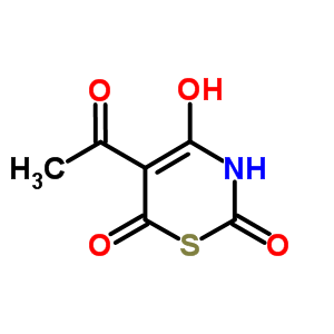 5-Acetyl-4-hydroxy-2h-1,3-thiazine-2,6(3h)-dione Structure,91114-97-5Structure