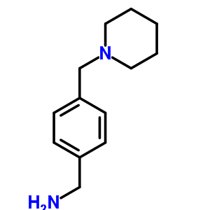 4-哌啶-1-甲基-苄胺结构式_91271-81-7结构式