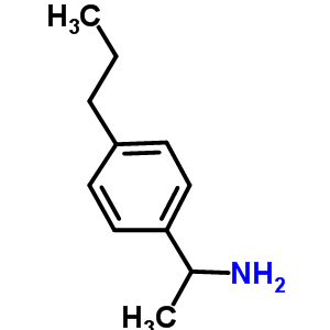 1-(4-丙基苯基)乙胺结构式_91339-01-4结构式
