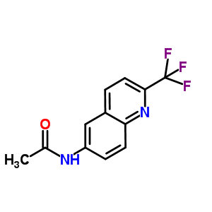 N-[2-三氟甲基-6-喹啉]乙酰胺结构式_914202-42-9结构式