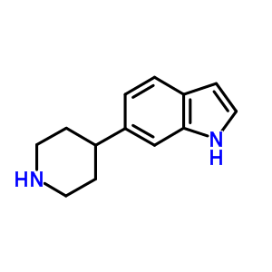 6-哌啶-4-基-1H-吲哚结构式_914223-10-2结构式