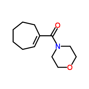 Methanone,1-cyclohepten-1-yl-4-morpholinyl- Structure,91554-20-0Structure