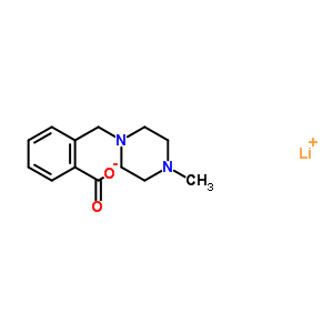 2-[(4-甲基哌嗪-1-基)甲基]苯甲酸锂结构式_915707-44-7结构式
