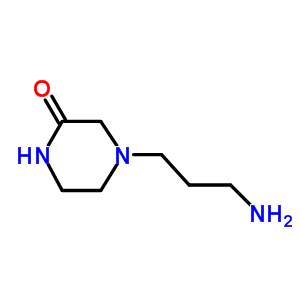4-(3-氨基丙基)-2-哌嗪酮结构式_917562-07-3结构式