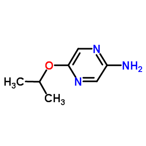 2-氨基-5-(异-丙氧基)吡嗪结构式_920313-97-9结构式