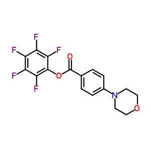 4-吗啉-4-基苯甲酸五氟苯酯结构式_921938-51-4结构式