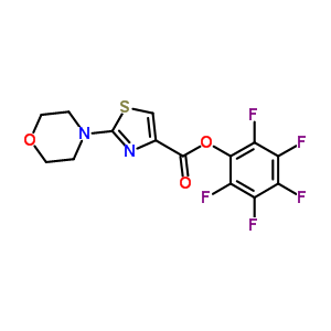 2-吗啉-1,3-噻唑-4-羧酸五氟苯酯结构式_921939-02-8结构式