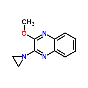 3-氮丙啶-1-基-2-甲氧基-喹噁啉结构式_92289-53-7结构式