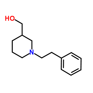 [1-(2-苯基乙基)哌啶-3-基]甲醇结构式_92322-05-9结构式