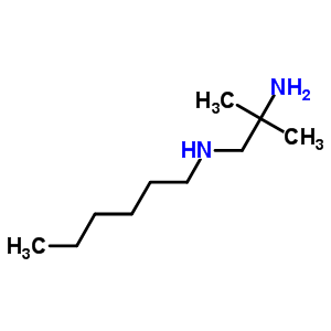 (2-氨基-2-甲基丙基)(己基)胺结构式_92422-60-1结构式