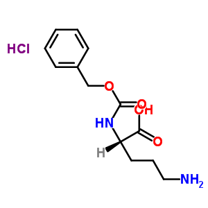 L(+)-n-cbz-鸟氨酸盐酸盐结构式_92455-59-9结构式