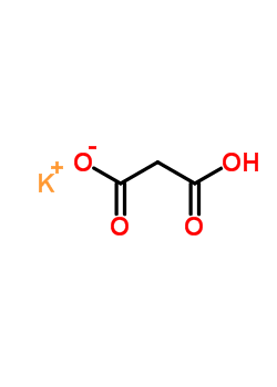 丙烷二酸单钾盐结构式_926-71-6结构式