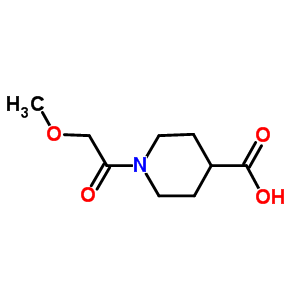1-(甲氧基乙酰基)哌啶-4-羧酸结构式_926189-92-6结构式