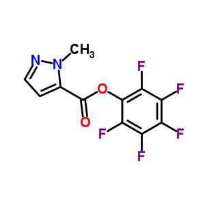 1-甲基-1H-吡唑-5-羧酸五氟苯酯结构式_926921-64-4结构式