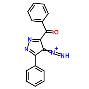 Methanone,(4-diazo-5-phenyl-4h-pyrazol-3-yl)phenyl- Structure,92792-56-8Structure
