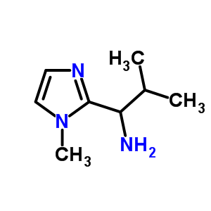 [2-甲基-1-(1-甲基-1H-咪唑-2-基)丙基]胺结构式_927986-27-4结构式
