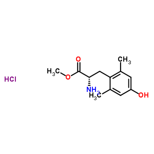 (S)-2,6-dimethyltyrosine methyl ester hydrochloride Structure,928138-99-2Structure