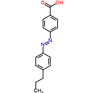4-(4-丙基苯基)二氮杂烯苯甲酸结构式_92966-23-9结构式