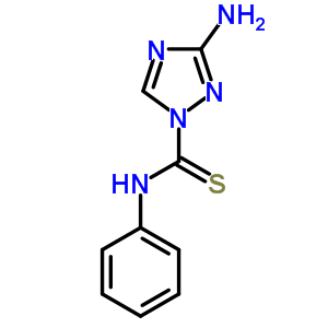 3-氨基-N-苯基-1,2,4-噻唑-1-硫代甲酰胺结构式_93114-31-9结构式