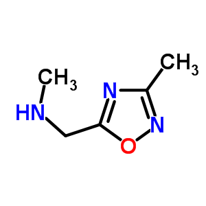 N-甲基-n-[(3-甲基-1,2,4-噁二唑-5-基)甲基]胺结构式_933683-06-8结构式