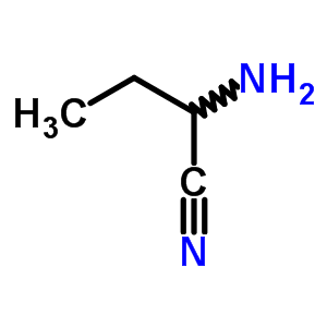 2-氨基丁腈结构式_93554-80-4结构式