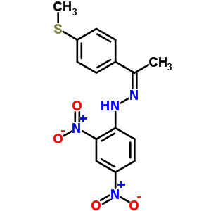 N-[1-(4-甲基磺酰基苯基)亚乙基氨基]-2,4-二硝基-苯胺结构式_93734-76-0结构式