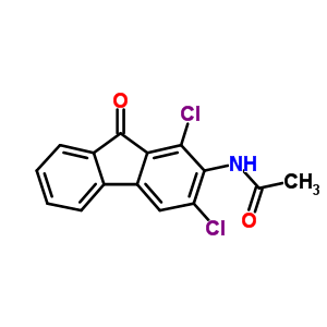 n-(1,3-二氯-9-氧代-9h-芴-2-基)-乙酰胺结构式_93944-43-5结构式