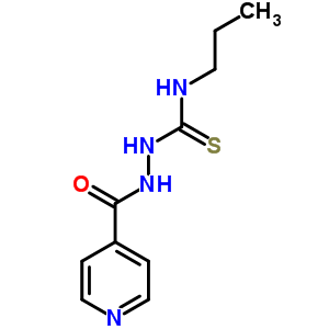 3-丙基-1-(吡啶-4-羰基氨基)硫代脲结构式_94646-91-0结构式