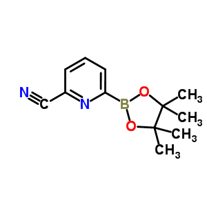 6-(4,4,5,5-四甲基-1,3,2-二噁硼烷-2-基)吡啶-2-甲腈结构式_952402-29-8结构式