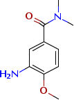 3-氨基-4-甲氧基-N,N-二甲基苯甲酰胺结构式_953888-49-8结构式