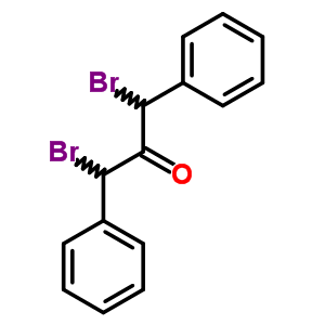 1,3-二溴-1,3-二苯基-2-丙酮结构式_958-79-2结构式