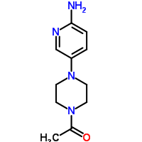 1-[4-(6-氨基-3-吡啶)-1-哌嗪]乙酮结构式_959795-77-8结构式
