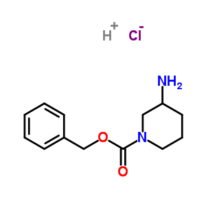 3-氨基-1-苄氧基羰基哌啶盐酸盐结构式_960541-42-8结构式