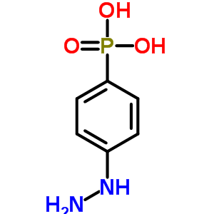 P-(4-肼基苯基)-膦酸结构式_98197-04-7结构式