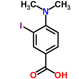 4-(Dimethylamino)-3-iodobenzoic acid Structure,98952-63-7Structure