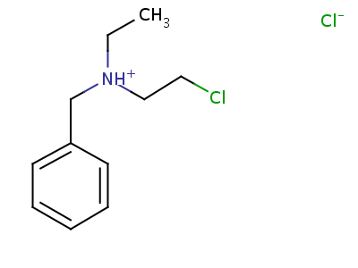 Benzenemethanamine,n-(2-chloroethyl)-n-ethyl-, hydrochloride (1:1) Structure,23510-14-7Structure