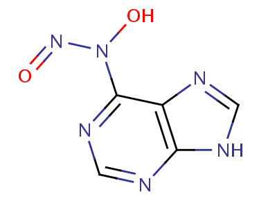 9H-purin-6-amine,n-hydroxy-n-nitroso- Structure,25732-27-8Structure