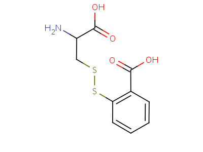 Benzoic acid,2-[(2-amino-2-carboxyethyl)dithio]-, (r)-(9ci) Structure,26885-62-1Structure